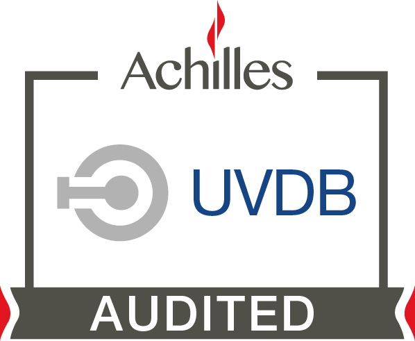 UVDB (Utilities Vendor Data Base) accreditation - 100%
