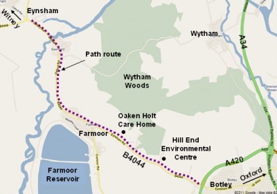 Proposed Community Path from Eynsham to Botley