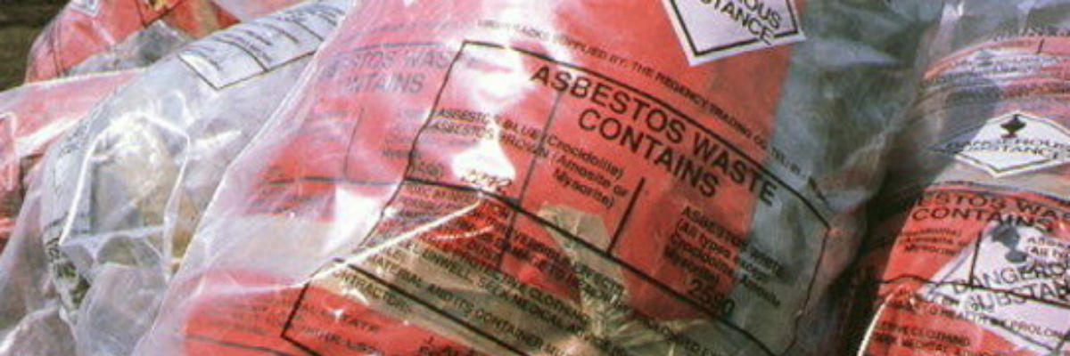 Asbestos contamination found on site